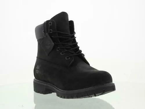 Timberland 6 Inch Classic Premium Mens Wide Black Waterproof Boots Size 7-14.5