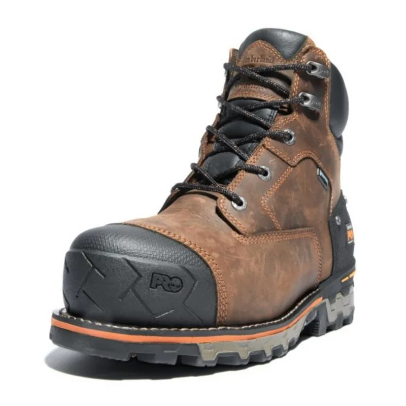 Timberland Pro Boondock Men's 6" Waterproof Composite Toe Safety Boot 91631 - Brown