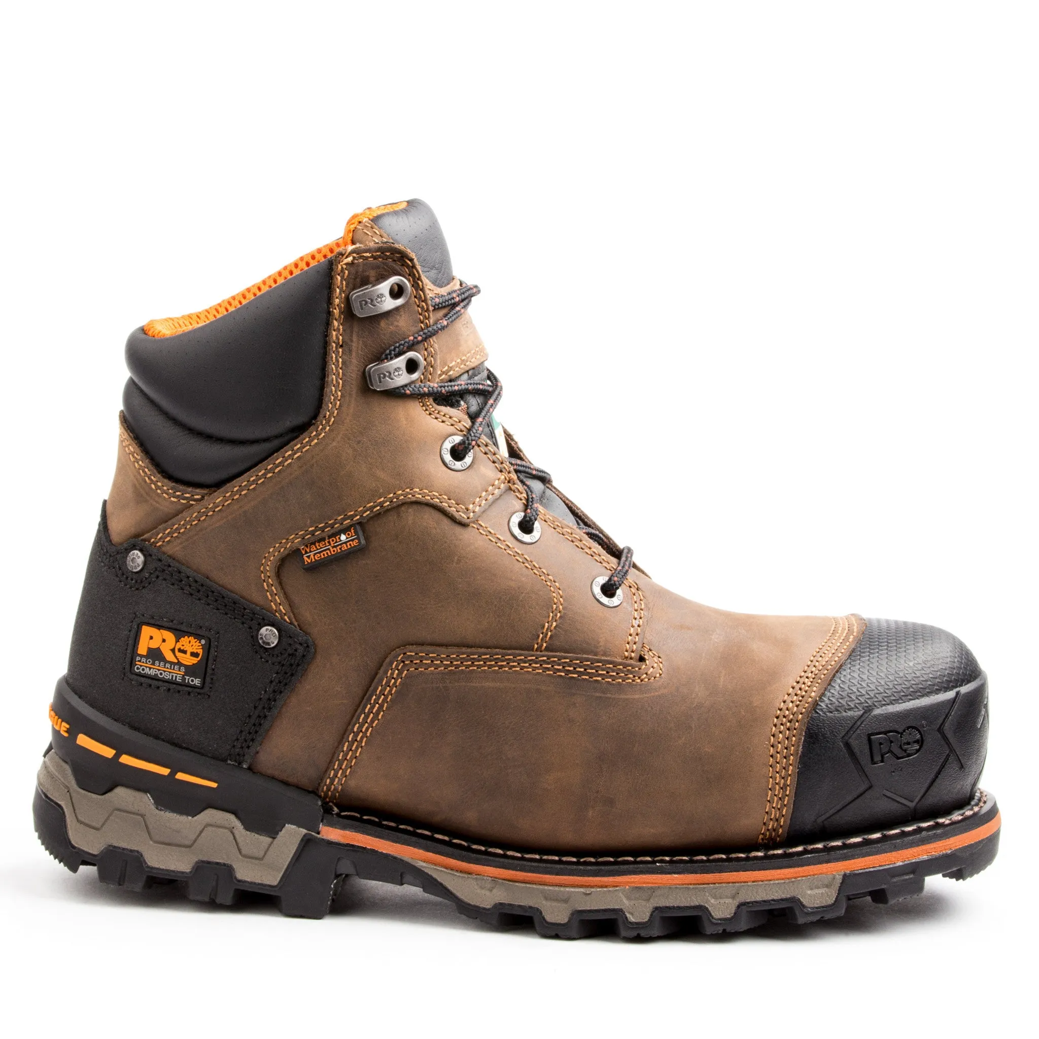 Timberland Pro Boondock Men's 6" Waterproof Composite Toe Safety Boot 91631 - Brown