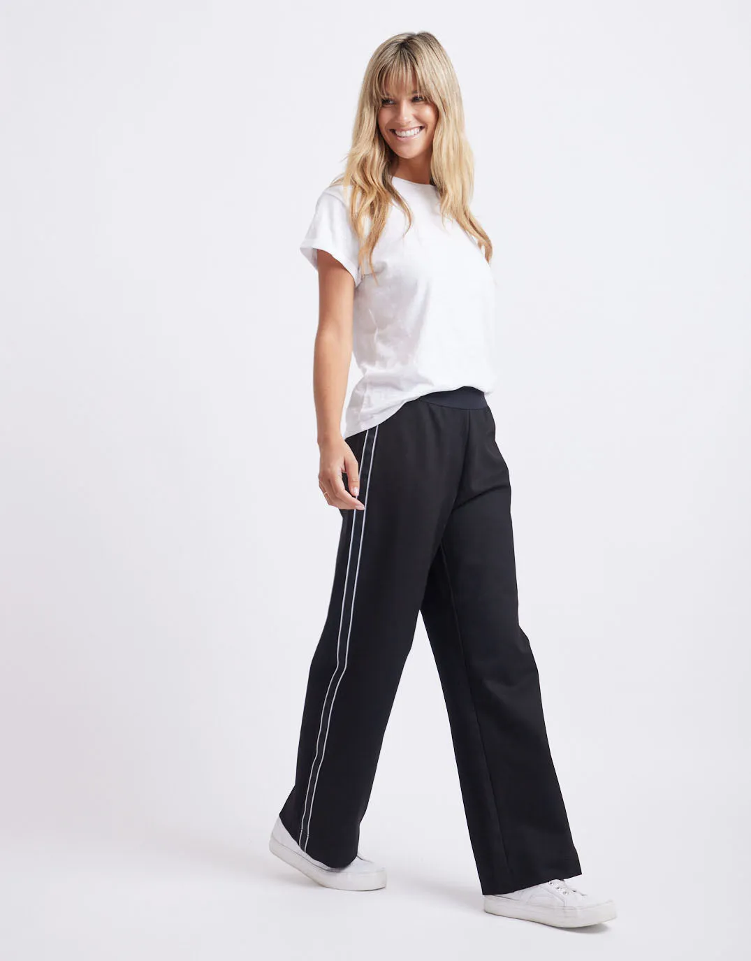 Timeless Straight Leg Ponti Pant - French Tape