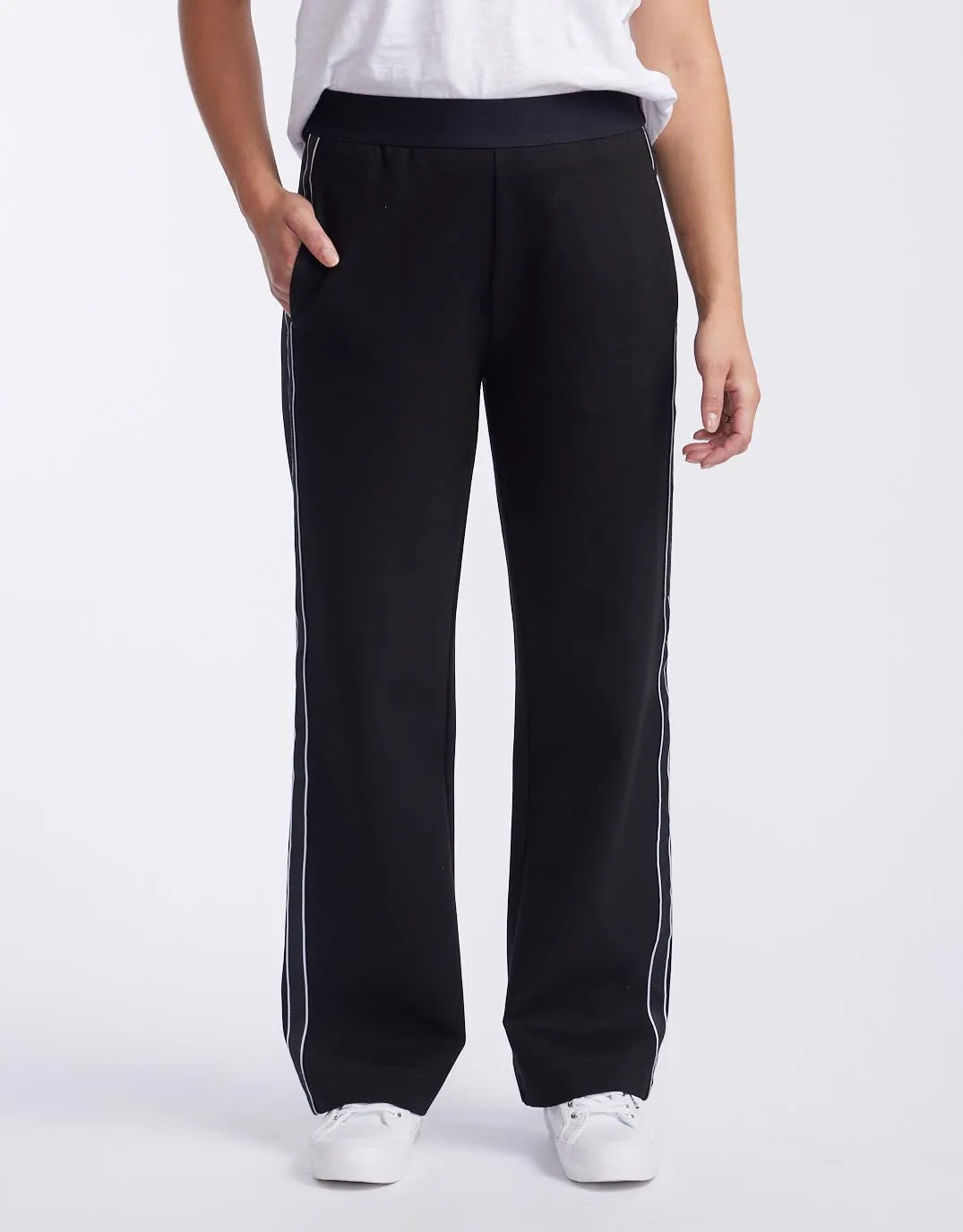 Timeless Straight Leg Ponti Pant - French Tape