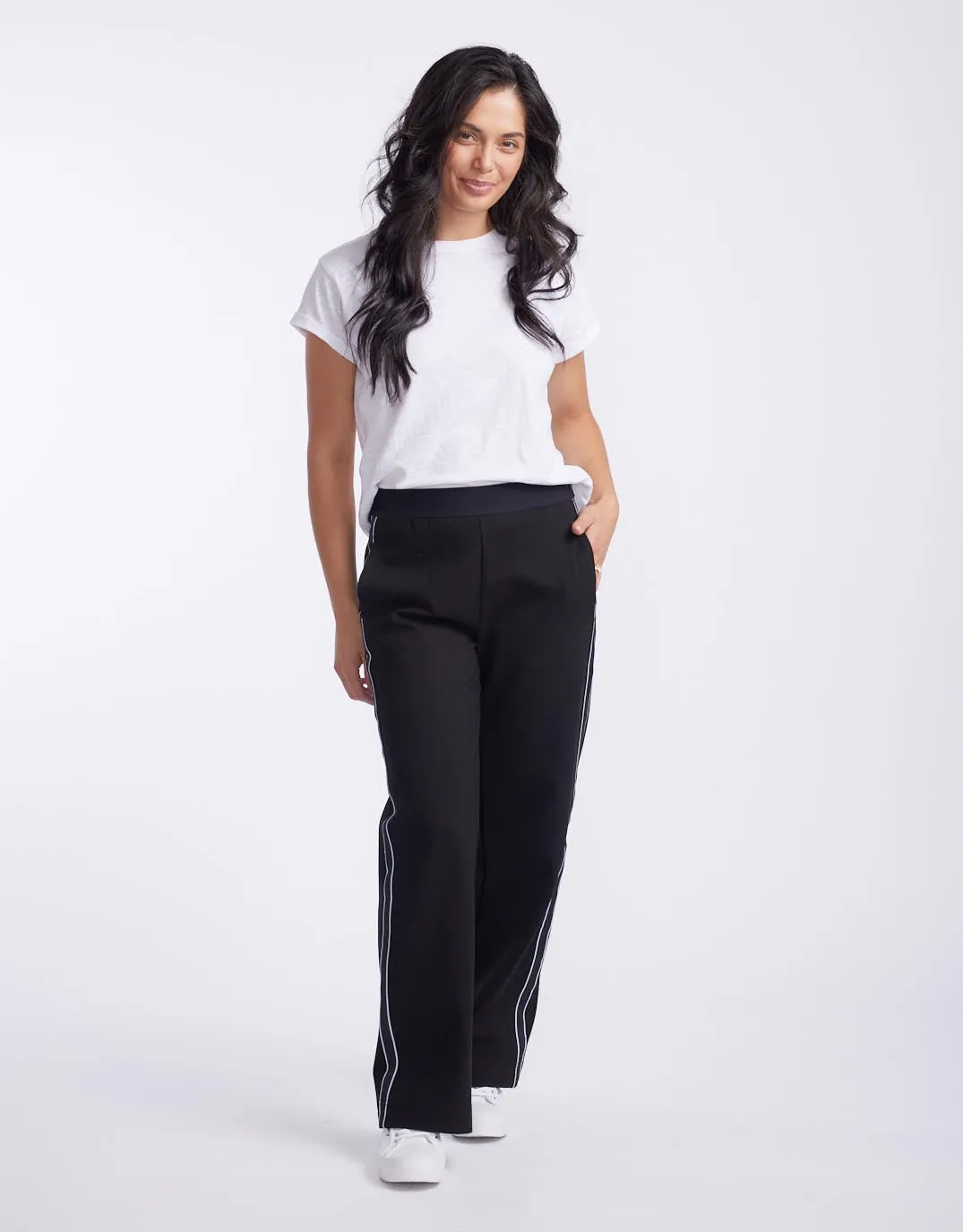 Timeless Straight Leg Ponti Pant - French Tape