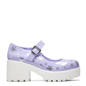 Tira Purple Mary Janes ' Frosty Kisses Edition'