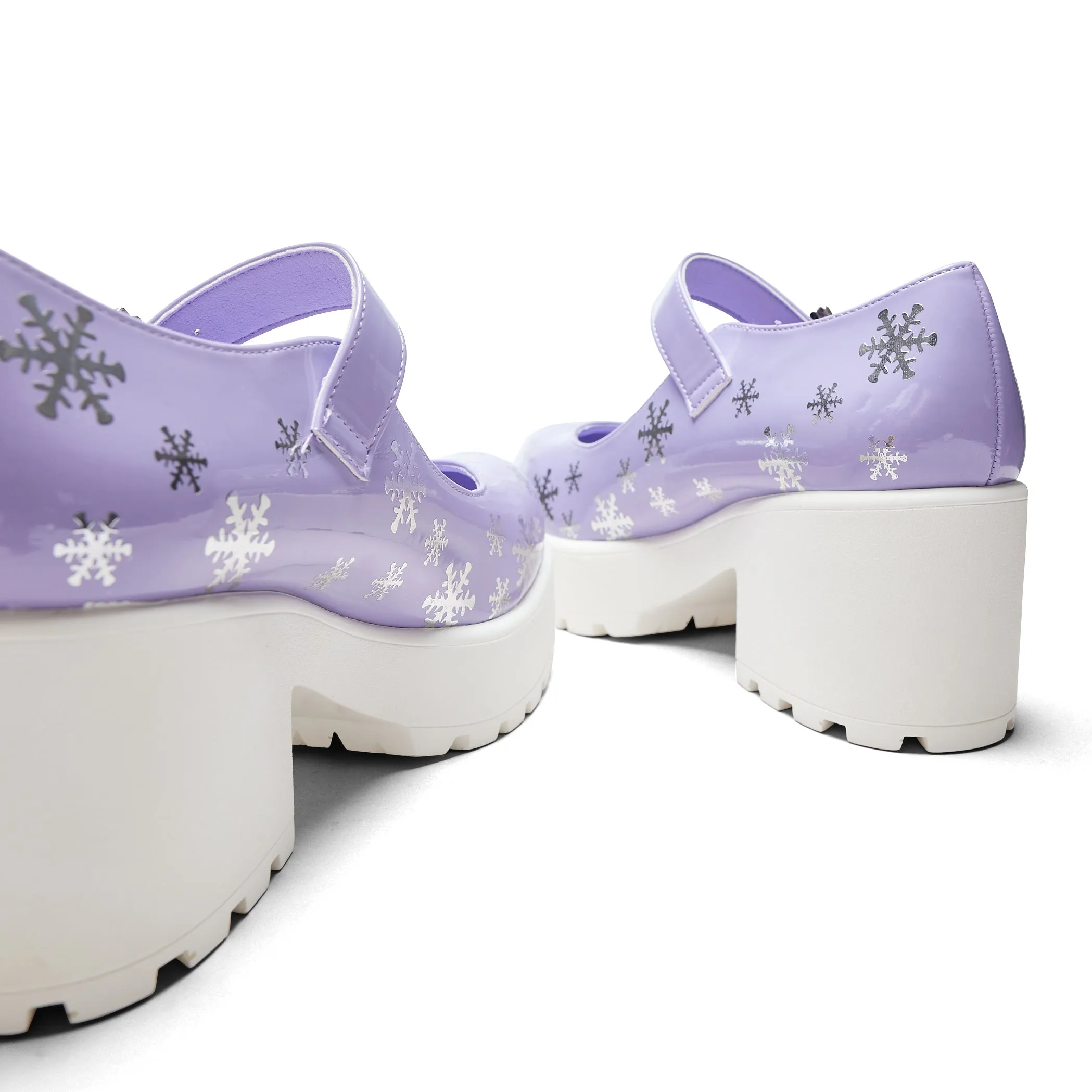 Tira Purple Mary Janes ' Frosty Kisses Edition'