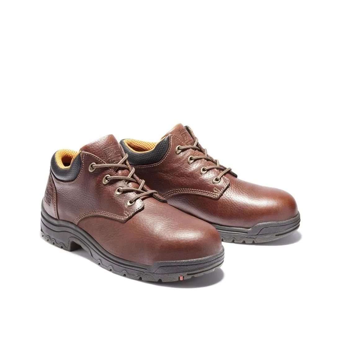 Titan Alloy-Toe Oxford Work Shoe Brown