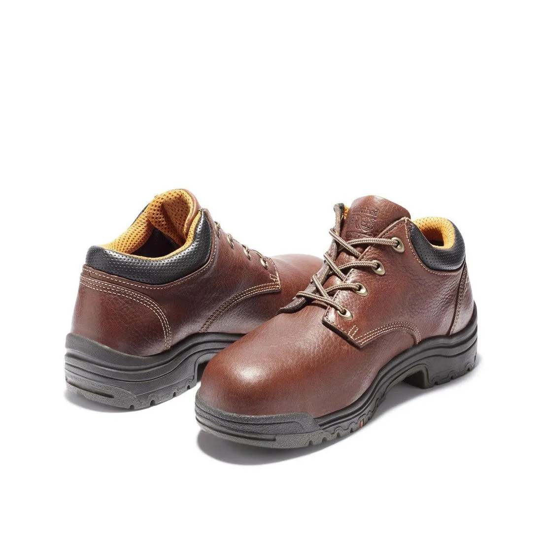 Titan Alloy-Toe Oxford Work Shoe Brown