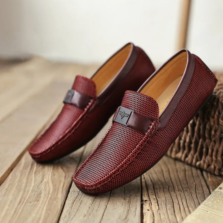 West Louis™ Elegant Buckle Moccasins