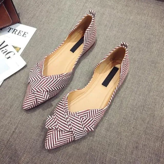 Women's Pointed Toe Elegant Casual Slip-on Shoes