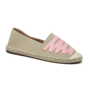 YOKI LEIA-12 Women's Cross Strap Style On Front Toe Flat